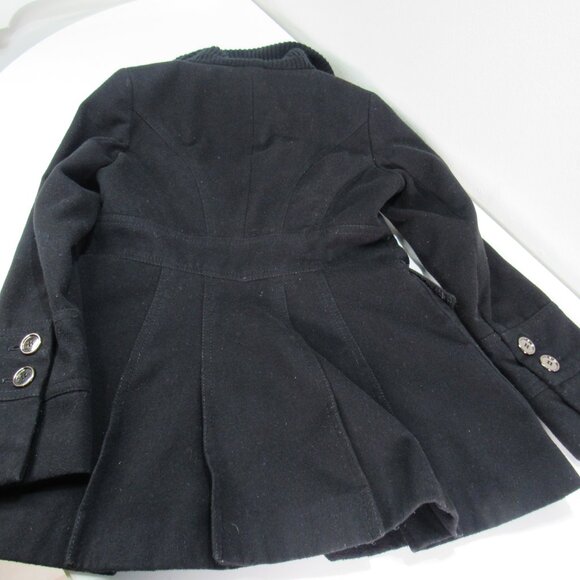 Jessica Simpson Penny Lane Black Button Pockets Jacket Coat Women M Y2K Preppy - Picture 4 of 11